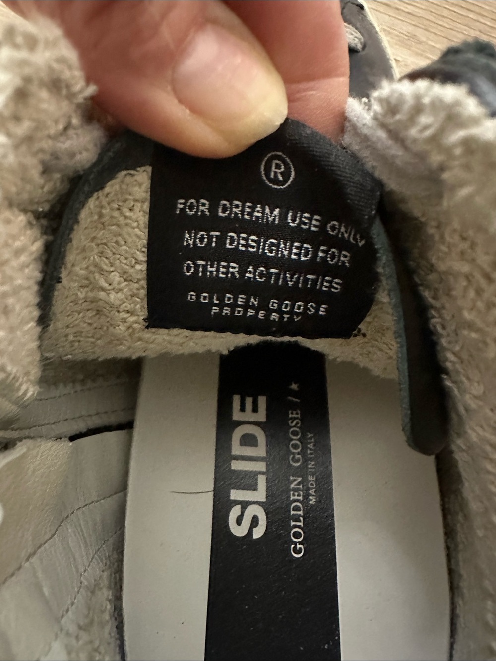 Golden Goose Slide Black Studs High Top Sneakers EU 37 US 7 Calfskin Leather - Picture 11 of 12